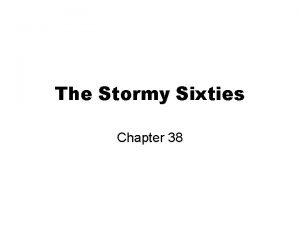 The Stormy Sixties Chapter 38 Kennedy Nixon Debates