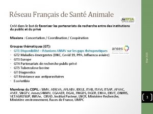 Rseau Franais de Sant Animale Cr dans le