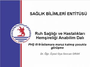 SALIK BLMLER ENTTS Ruh Sal ve Hastalklar Hemirelii