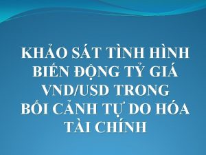 KHO ST TNH HNH BIN NG T GI