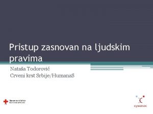 Pristup zasnovan na ljudskim pravima Nataa Todorovi Crveni