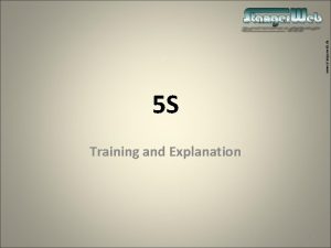 www stangerweb de 5 S Training and Explanation