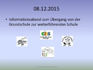 08 12 2015 Informationsabend zum bergang von der