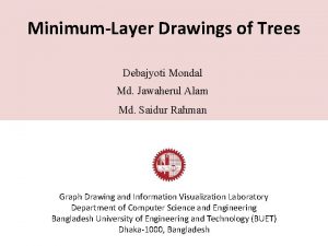 MinimumLayer Drawings of Trees Debajyoti Mondal Md Jawaherul