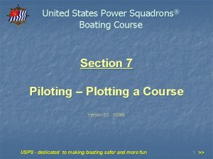 United States Power Squadrons Boating Course Section 7