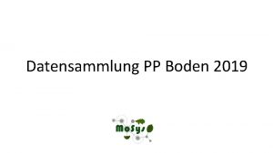 Datensammlung PP Boden 2019 DIVERSE Univariate Diversity indices