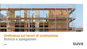 Ordinanza sui lavori di costruzione Schizzi e spiegazioni