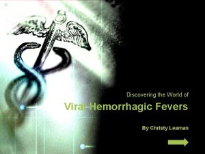 Discovering the World of Viral Hemorrhagic Fevers By