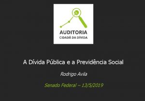 A Dvida Pblica e a Previdncia Social Rodrigo