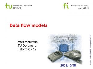 technische universitt dortmund fakultt fr informatik 12 Peter