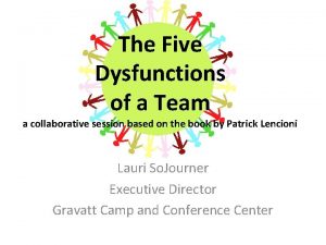 The Five Dysfunctions of a Team a collaborative