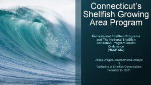 Connecticuts Shellfish Growing Area Program Recreational Shellfish Programs