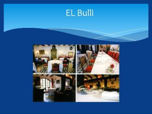 EL Bulli EL Bulli is located in In