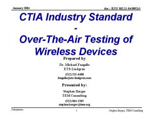 January 2004 doc IEEE 802 11 040092 r