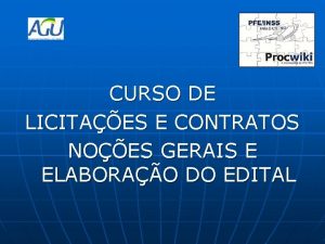 CURSO DE LICITAES E CONTRATOS NOES GERAIS E