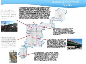 Congressional District Projects New CD1 I25 over the