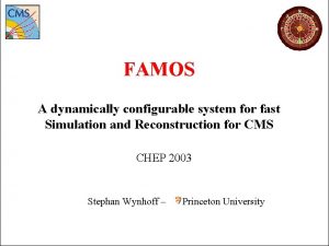 FAMOS A dynamically configurable system for fast Simulation