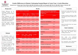Gender Differences in Patients Undergoing Surgical Repair of