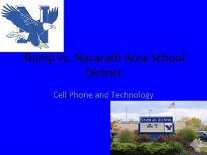 Klump v. nazareth area school district