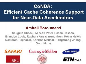 Co NDA Efficient Cache Coherence Support for NearData