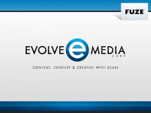 EVOLVE REACH AND CONTENT CATEGORIES EVOLVE AUDIENCE Depth