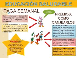 EDUCACIN SALUDABLE PAGA SEMANAL Cada alumnoa diariamente acumular