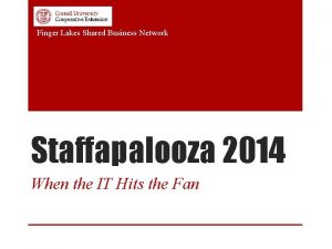 Finger Lakes Shared Business Network Staffapalooza 2014 When