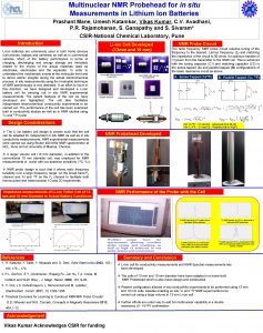 Multinuclear NMR Probehead for in situ Measurements in