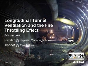 Longitudinal Tunnel Ventilation and the Fire Throttling Effect