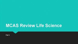 MCAS Review Life Science Part 4 Activator Match