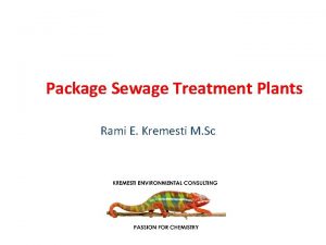 Package Sewage Treatment Plants Rami E Kremesti M