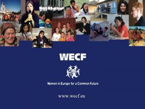 www wecf eu Promoting Public Participation in the
