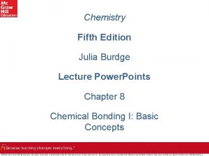 Chemistry Fifth Edition Julia Burdge Lecture Power Points