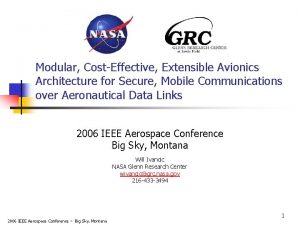 Modular CostEffective Extensible Avionics Architecture for Secure Mobile