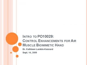 INTRO TO PO 10029 CONTROL ENHANCEMENTS FOR AIR