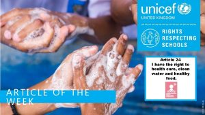 ARTICLE OF THE WEEK UNICEFHelin Article 24 I