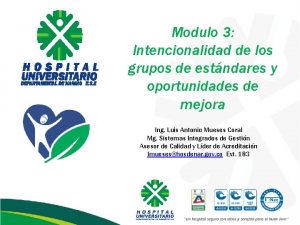 Modulo 3 Intencionalidad de los grupos de estndares