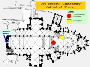 Top Secret Canterbury Cathedral Plans Legend Thomas Beckets