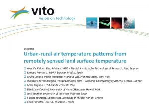 17122021 Urbanrural air temperature patterns from remotely sensed