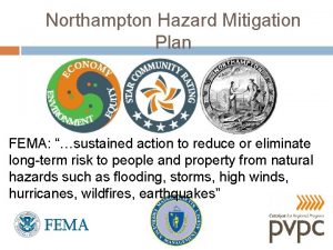 Northampton Hazard Mitigation Plan FEMA sustained action to