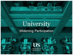 University Widening Participation Is university for you Waste