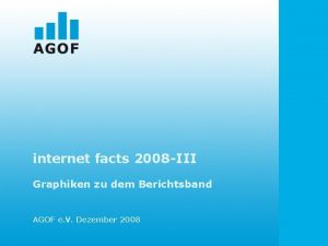 internet facts 2008 III Graphiken zu dem Berichtsband
