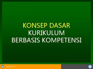 KONSEP DASAR KURIKULUM BERBASIS KOMPETENSI Sosialisasi KTSP ASPEK