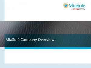 Mia Sol Company Overview Who is Mia Sol