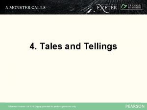 4 Tales and Tellings Conors OMalleys mother is