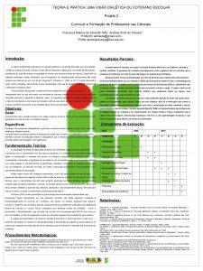 TEORIA E PRTICA UMA VISO DIALTICA OU COTIDIANO