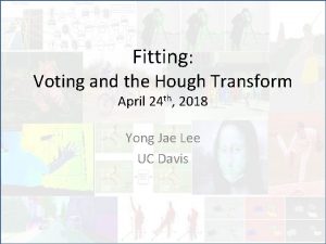 Fitting Voting and the Hough Transform April 24