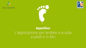 Lapplicazione per andare a scuola a piedi e