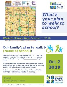 Whats your plan to walk to school Walk