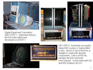 Digital Equipment Corporation DEC PDP1 Spacewar below the